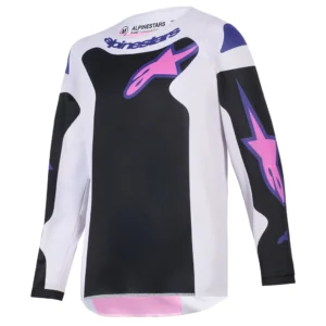 ALPINESTARS 2026 FLUID GRID YOUTH JERSEY – BLACK/GREY/PURPLE