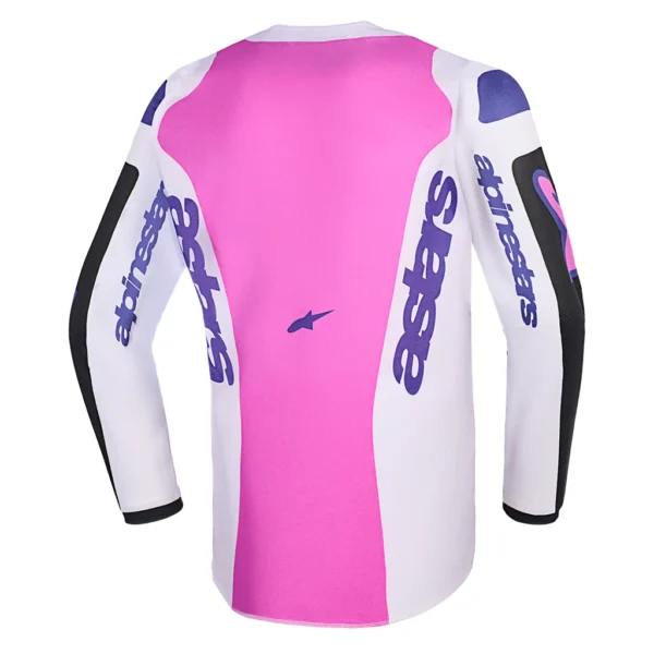 ALPINESTARS 2026 FLUID GRID YOUTH JERSEY - BLACK/GREY/PURPLE - Image 2