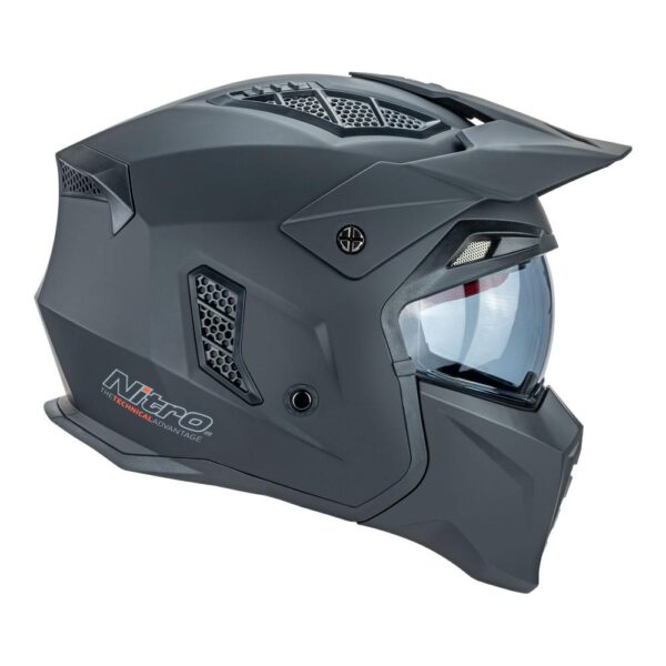 NITRO NZ302 COMMANDO HELMET - BLACK