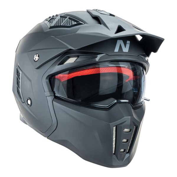NITRO NZ302 COMMANDO HELMET - BLACK - Image 3