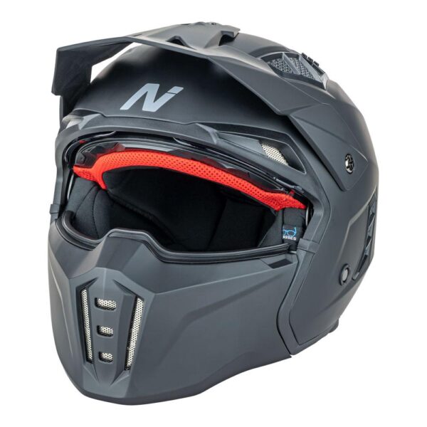 NITRO NZ302 COMMANDO HELMET - BLACK - Image 6