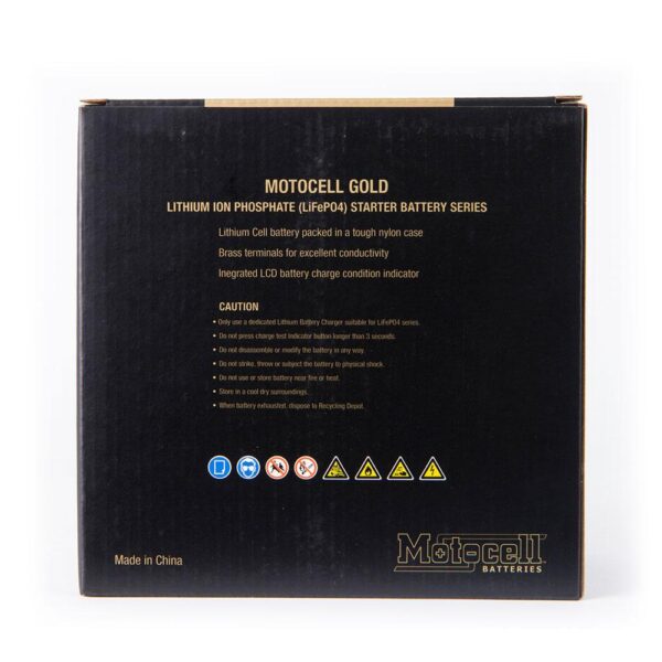 MOTOCELL LITHIUM GOLD MLG18L BATTERY 60WH LIFEOP4 - Image 7