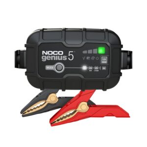 NOCO GENIUS 5 BATTERY CHARGER FOR LEAD ACID 6 & 12V & 12.8V LITHIUM BATTERIES