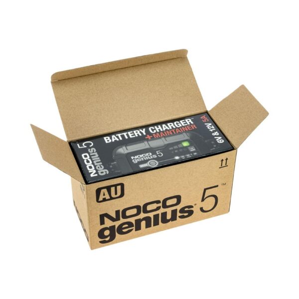 NOCO GENIUS 5 BATTERY CHARGER FOR LEAD ACID 6 & 12V & 12.8V LITHIUM BATTERIES - Image 3