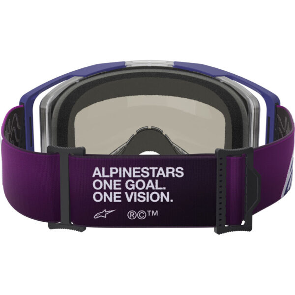 ALPINESTARS VISION 8 CORP GOGGLES - PURPLE/GREY/SILVER MIRROR LENS - Image 4