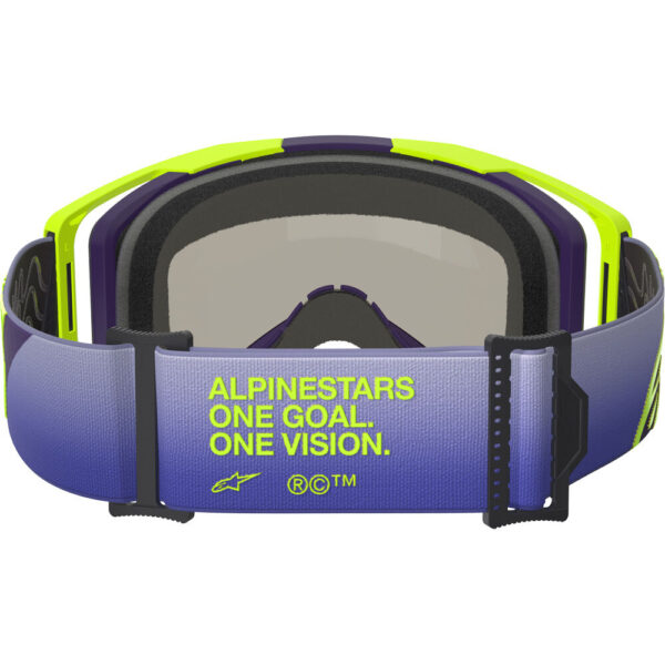 ALPINESTARS VISION 8 CORP GOGGLES - PURPLE/YELLOW/BLUE MIRROR LENS - Image 4