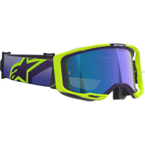 ALPINESTARS VISION 8 CORP GOGGLES - PURPLE/YELLOW/BLUE MIRROR LENS
