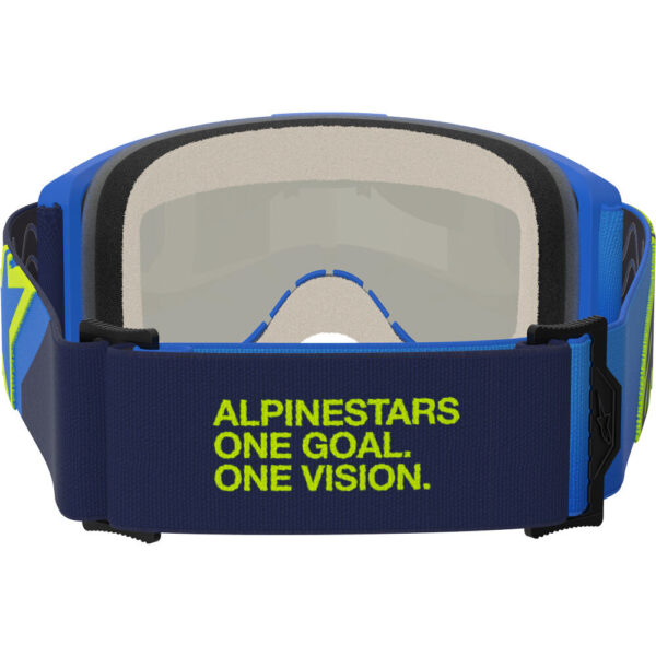 ALPINESTARS VISION 5 CORP GOGGLES - BLUE/YELLOW/BLUE MIRROR LENS - Image 4