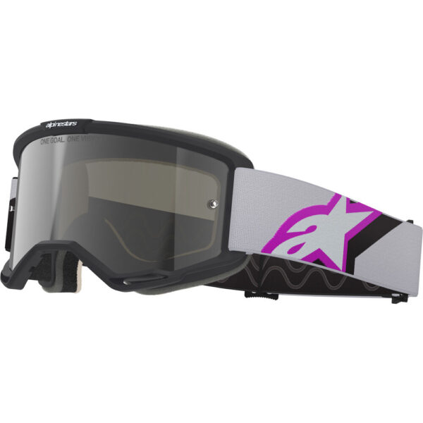 ALPINESTARS VISION 5 CORP GOGGLES - GREY/PURPLE/SILVER MIRROR LENS - Image 2