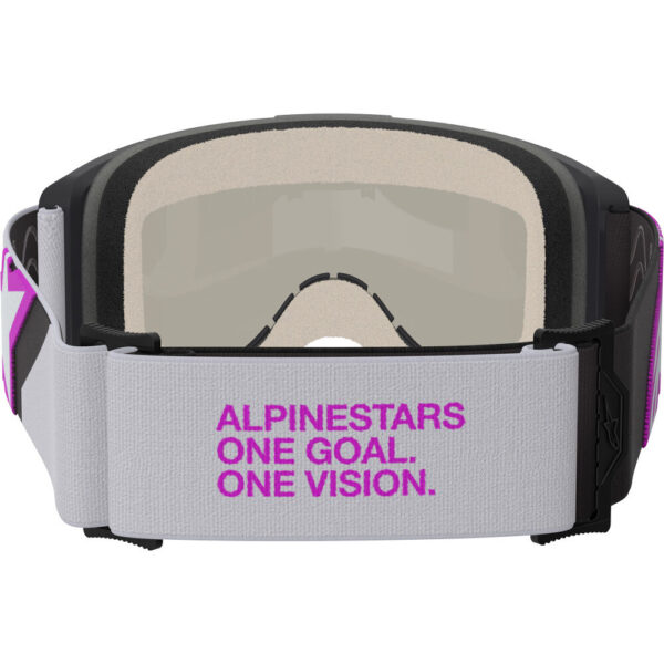 ALPINESTARS VISION 5 CORP GOGGLES - GREY/PURPLE/SILVER MIRROR LENS - Image 4