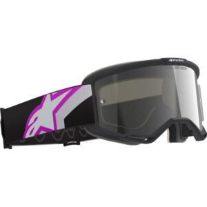 ALPINESTARS VISION 5 CORP GOGGLES - GREY/PURPLE/SILVER MIRROR LENS