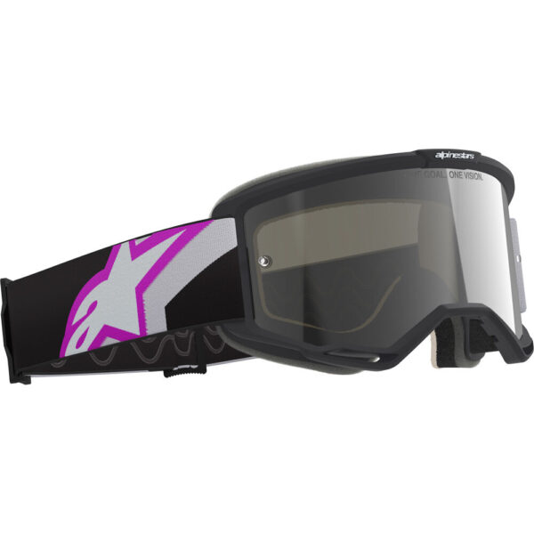 ALPINESTARS VISION 5 CORP GOGGLES - GREY/PURPLE/SILVER MIRROR LENS