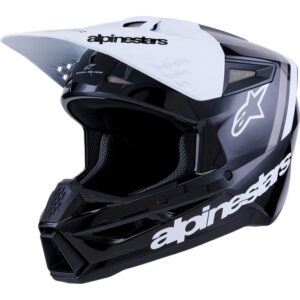 ALPINESTARS 2026 S-M3 RADIUM HELMET – BLACK/WHITE/GREY
