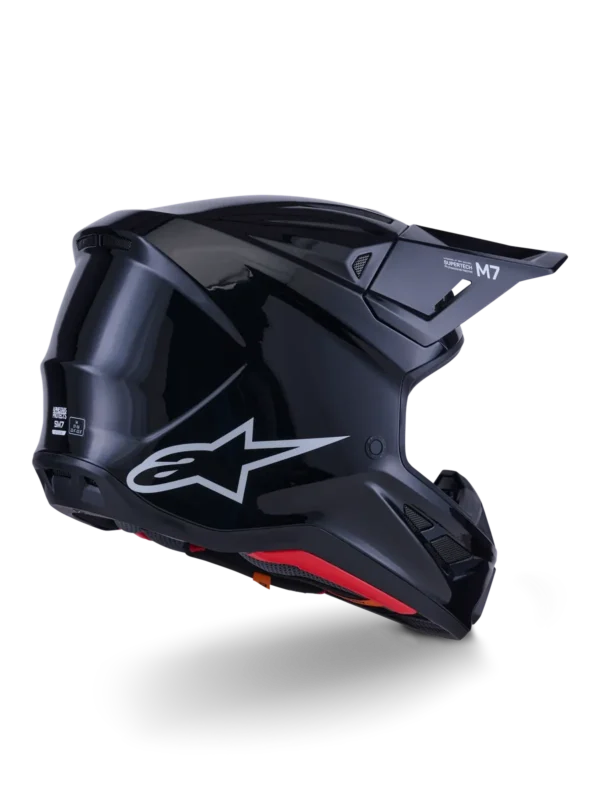 ALPINESTARS 2026 SM-7 SOLID MX HELMET - BLACK/GLOSSY - Image 2