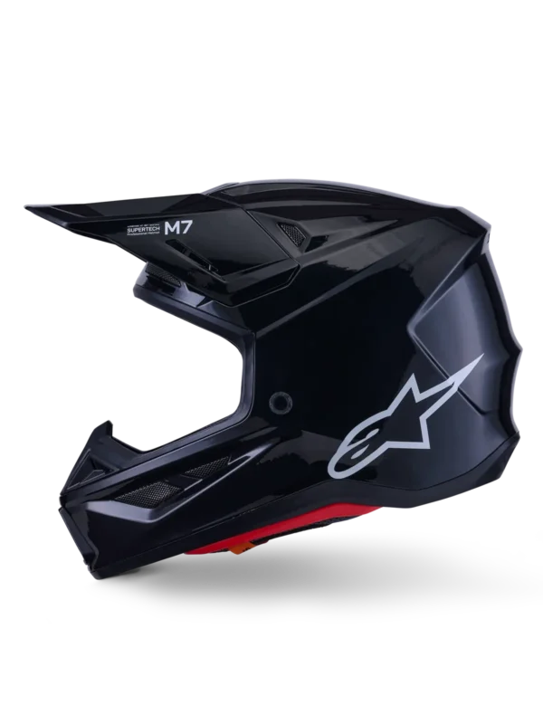 ALPINESTARS 2026 SM-7 SOLID MX HELMET - BLACK/GLOSSY - Image 4