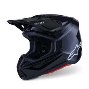 ALPINESTARS 2026 SM-7 SOLID MX HELMET – BLACK/GLOSSY