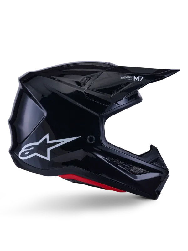 ALPINESTARS 2026 SM-7 SOLID MX HELMET - BLACK/GLOSSY - Image 5