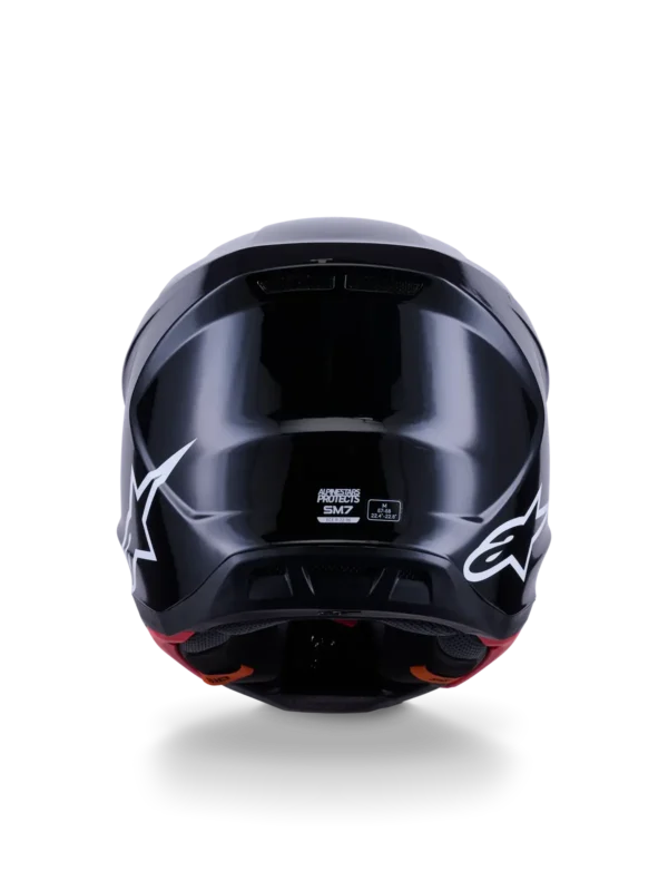 ALPINESTARS 2026 SM-7 SOLID MX HELMET - BLACK/GLOSSY - Image 6