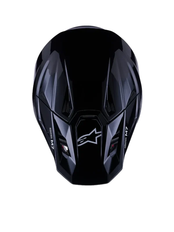 ALPINESTARS 2026 SM-7 SOLID MX HELMET - BLACK/GLOSSY - Image 7