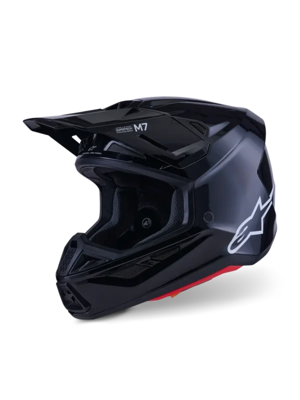 ALPINESTARS 2026 SM-7 SOLID MX HELMET - BLACK/GLOSSY