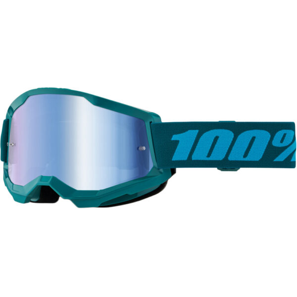 100% STRATA 2 STONE GOGGLES - BLUE MIRROR LENS