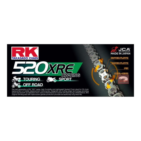 RK RACING CHAIN 520XRE - 120 LINK