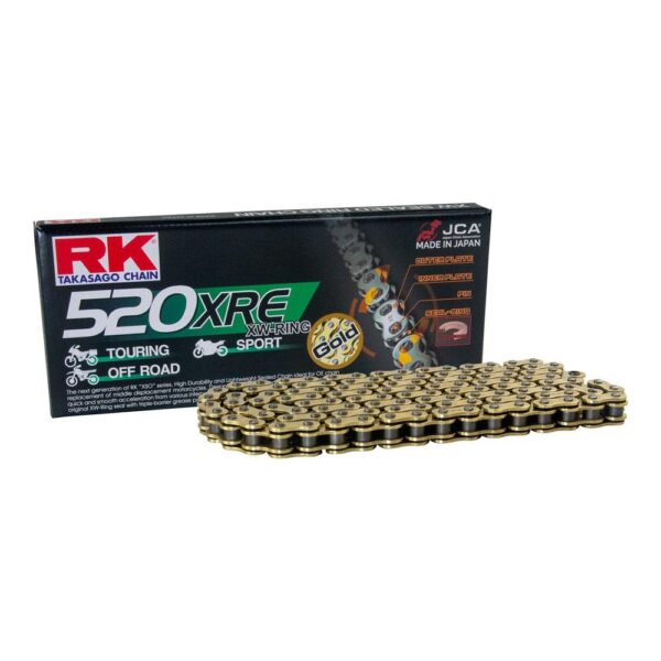 RK CHAIN GB520XRE - 120 LINK - GOLD - Image 2