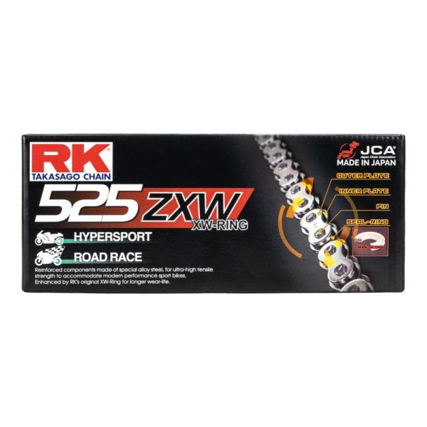 RK RACING CHAIN 525ZXW - 120 LINK