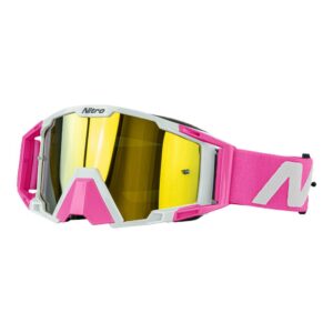 NITRO NV-100 MX GOGGLES – PINK/WHITE
