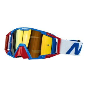 NITRO NV-100 MX GOGGLE – BLUE/RED/WHITE