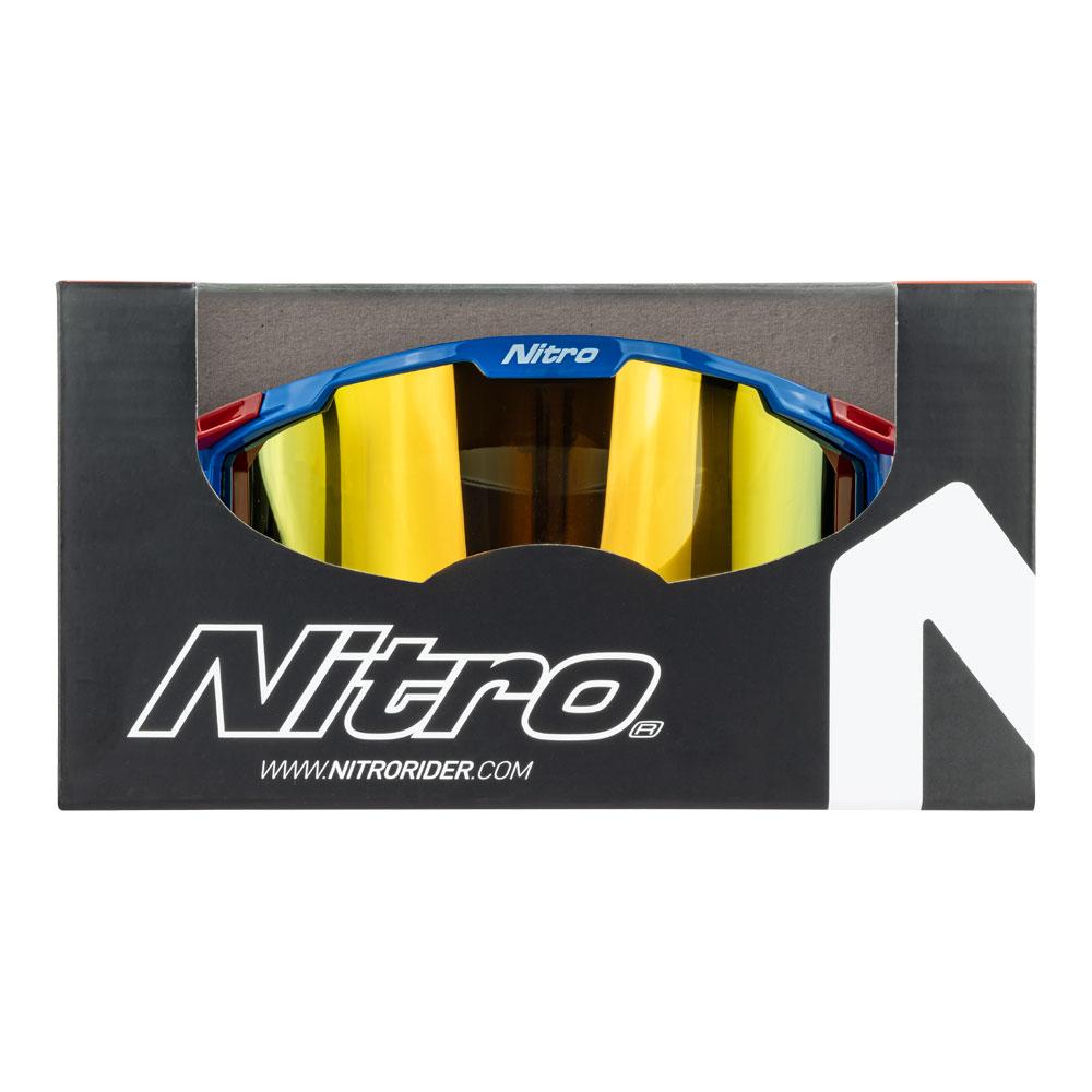 NITRO NV-100 MX GOGGLE - BLUE/RED/WHITE - Image 4