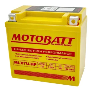 MOTOBATT PRO LITHIUM BATTERY MLX7U-HP *8