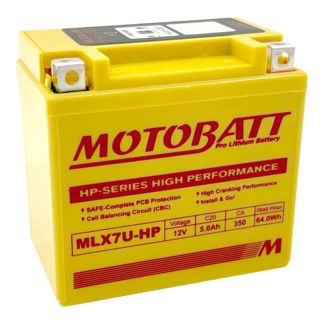 MOTOBATT PRO LITHIUM BATTERY MLX7U-HP *8 - Image 4