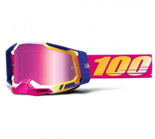 100% RACECRAFT 2 MISSION GOGGLES - MIRROR/PINK