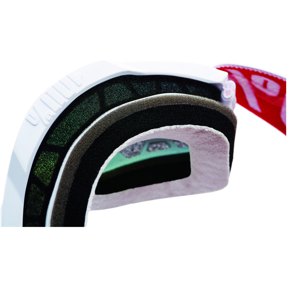 100% ACCURI 2 PURE GOGGLES - RED/BLUE MIRROR LENS - Image 5