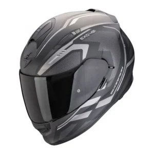 SCORPION EXO 491 KRIPTA HELMET – MATTE BLACK/SILVER