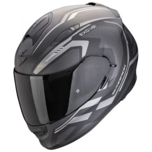 SCORPION EXO 491 KRIPTA HELMET – MATTE BLACK/SILVER
