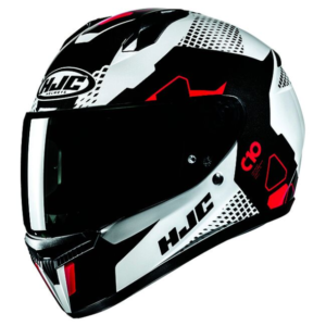 HJC C10 ASPA MC-1 FULL FACE HELMET – WHITE/BLACK/RED