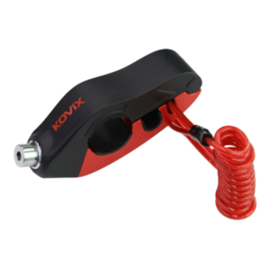 KOVIX ALARMED HANDLEBAR LOCK KHL SERIES – RED