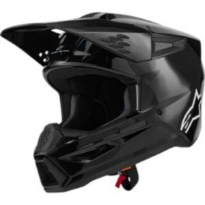 ALPINESTARS SM3 SOLID MX HELMET – GLOSS BLACK