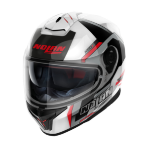 NOLAN N80-8 WANTED HELMET – WHITE/BLACK/SILVER