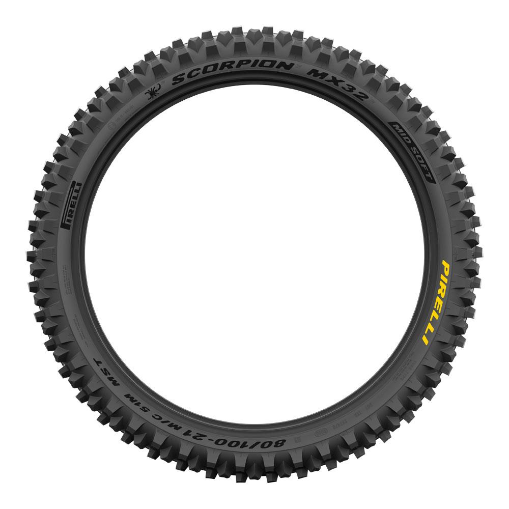 PIRELLI SCORPION MX32 MID SOFT 80/100-21M/C 51M MST - FRONT - Image 2