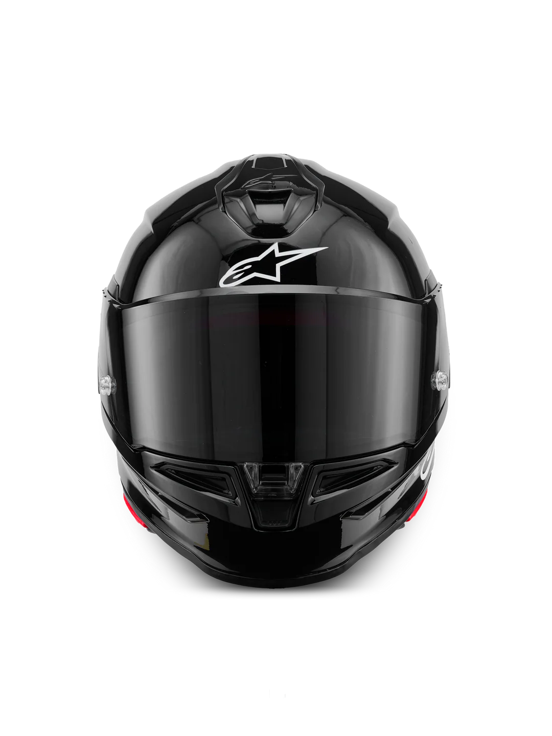 ALPINESTARS SR7 SOLID HELMET - BLACK/GLOSSY - Image 3