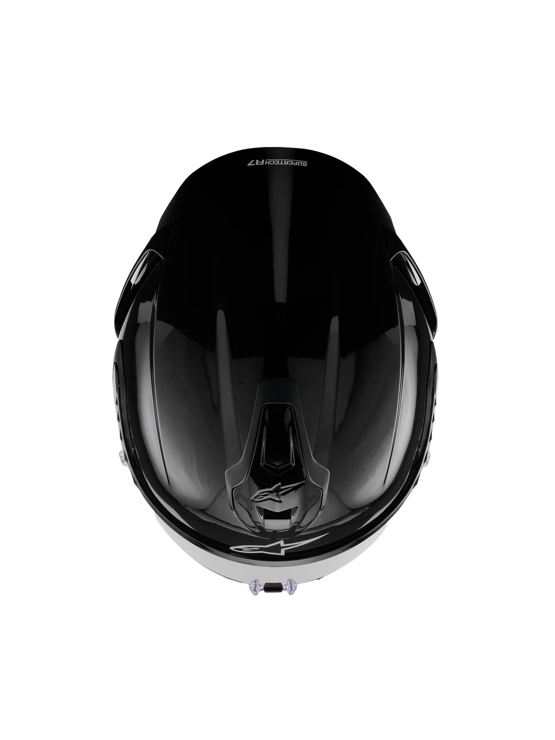 ALPINESTARS SR7 SOLID HELMET - BLACK/GLOSSY - Image 7