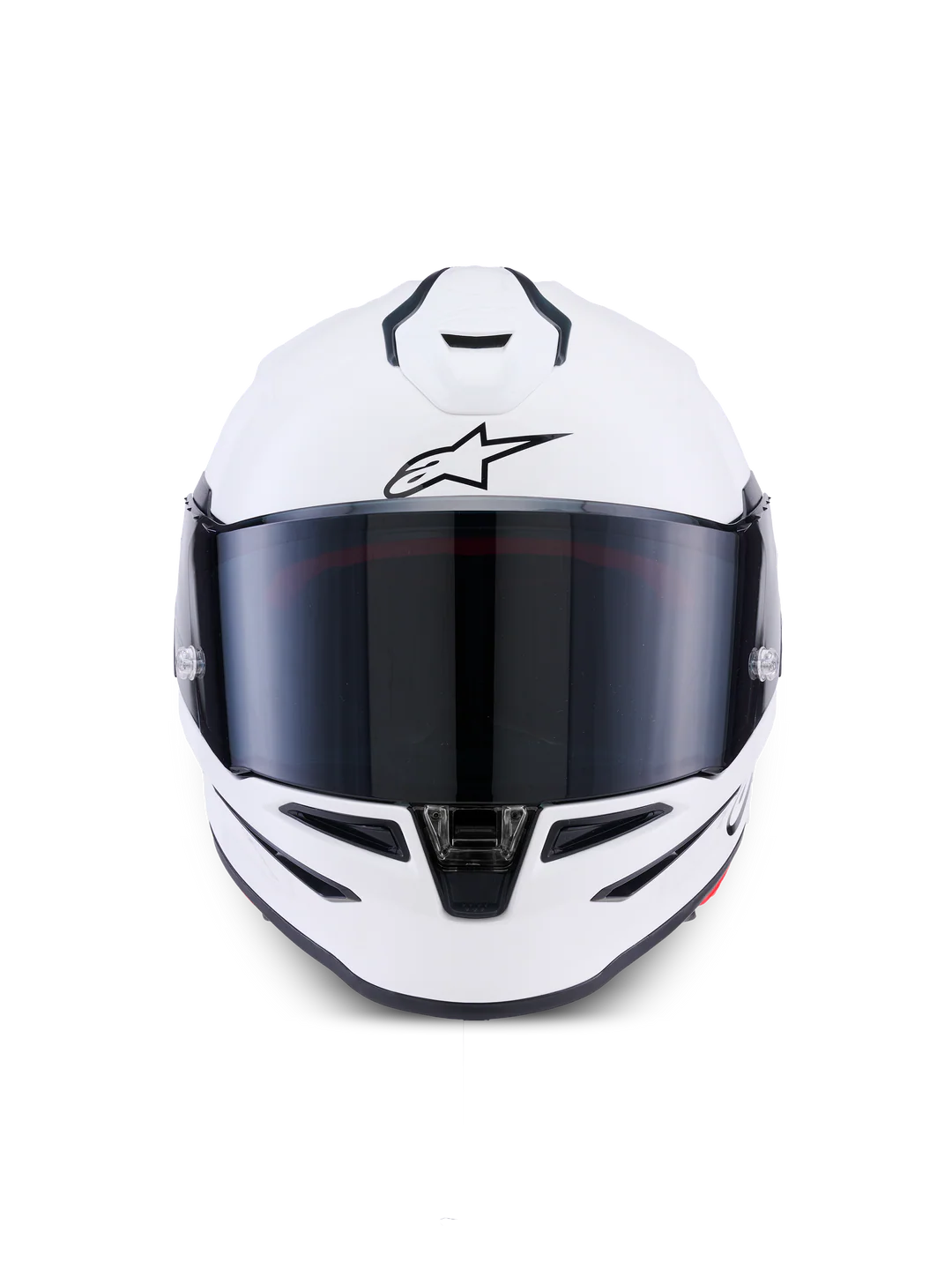 ALPINESTARS SR7 SOLID HELMET - WHITE/GLOSSY - Image 3