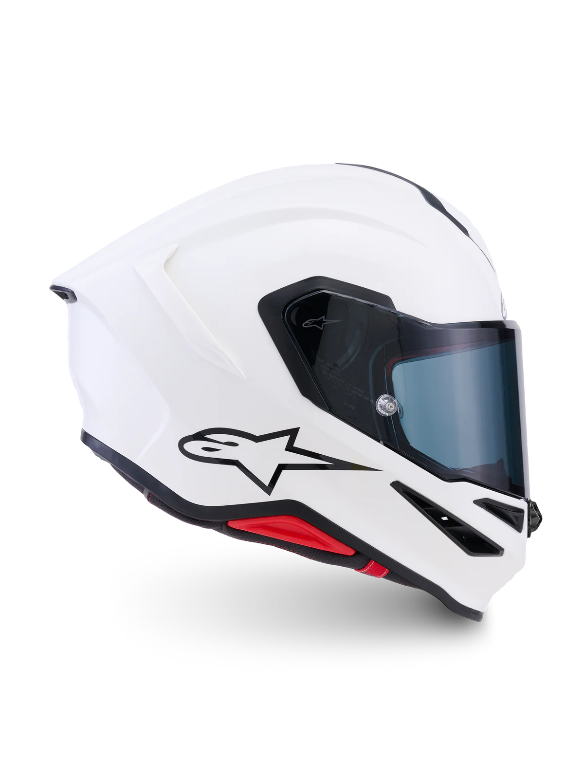 ALPINESTARS SR7 SOLID HELMET - WHITE/GLOSSY - Image 2