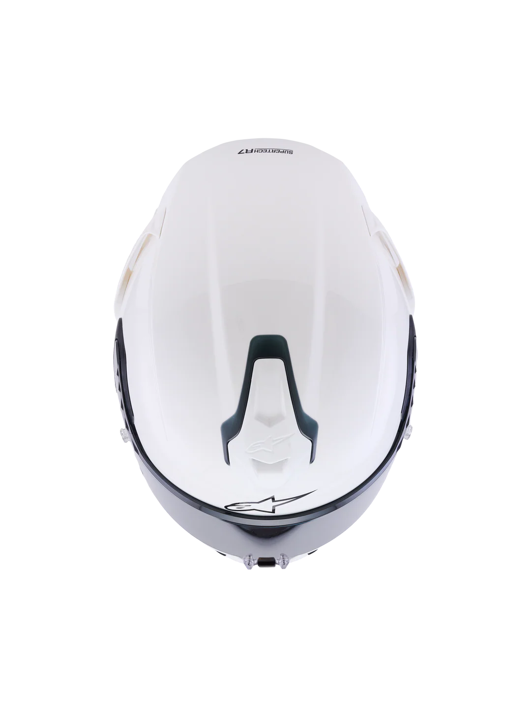 ALPINESTARS SR7 SOLID HELMET - WHITE/GLOSSY - Image 7
