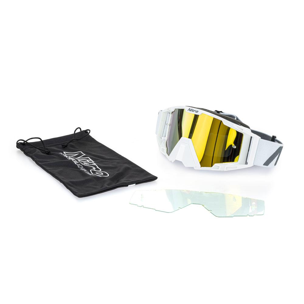 NITRO NV-100 MX GOGGLE - WHITE - Image 5