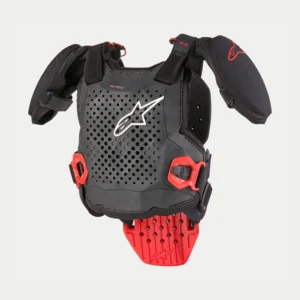 ALPINESTAR A5 S YOUTH CHEST PROTECTOR BLACK WHITE RED