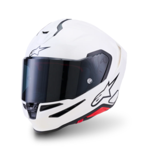 ALPINESTARS SR7 SOLID HELMET – WHITE/GLOSSY